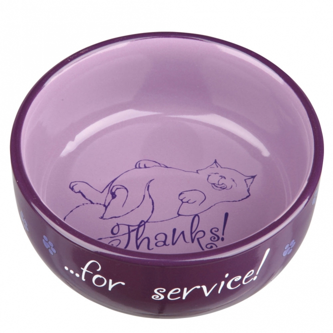 Trixie Keramiknapf Thanks for service! – Bild 5