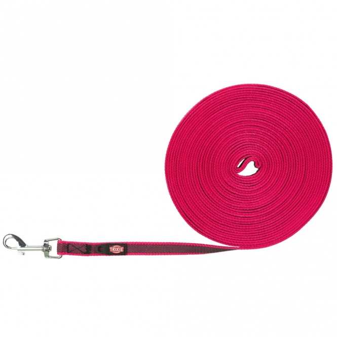 Trixie Schleppleine, gummiert - fuchsia - 15 m/15 mm – Bild 3