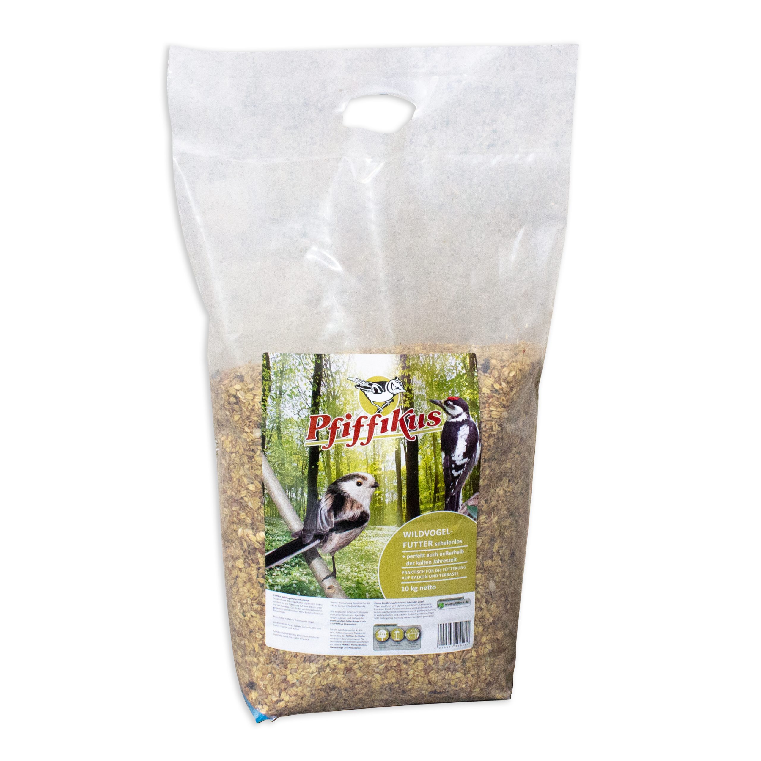 Pfiffikus Wildvogelfutter schalenlos 10kg